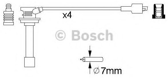 Свечные провода Bosch 0 986 356 810 купить,NaN
