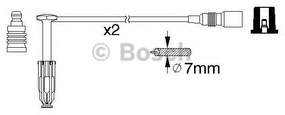 Свечные провода Bosch 0 986 356 311 купить,NaN