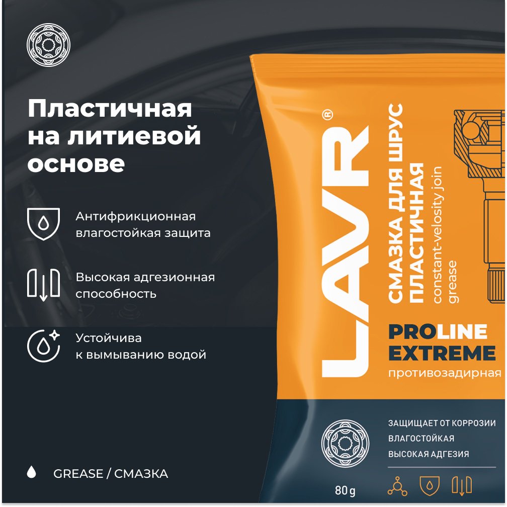 Смазка синтетическая LAVR ln3541 0.8 л купить,NaN