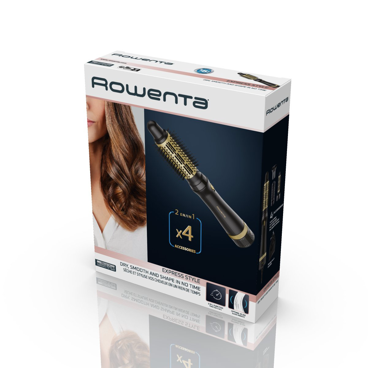 Фен-щетка Rowenta Express Style CF6330F0 черный купить,29990