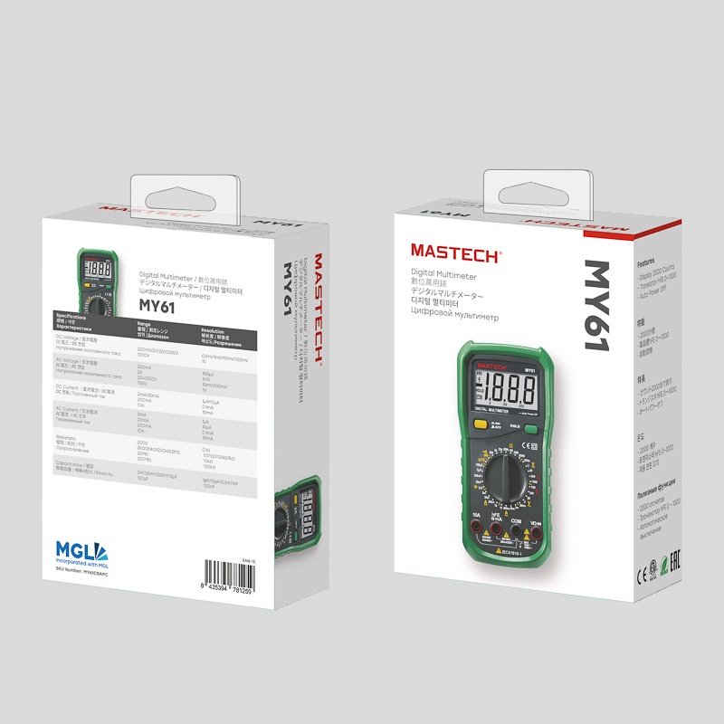 Mastech мультиметр MY61N, цифровой купить,NaN