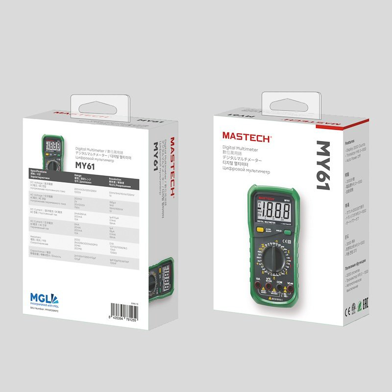 Mastech мультиметр MY61N, цифровой купить,NaN