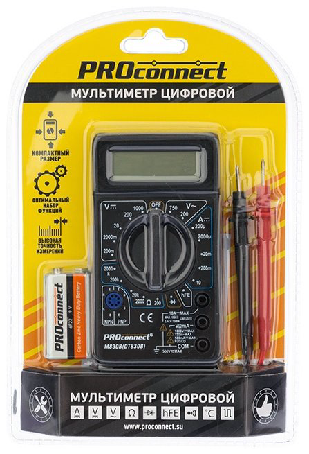 PROconnect мультиметр M830B 13-3011, цифровой купить,NaN