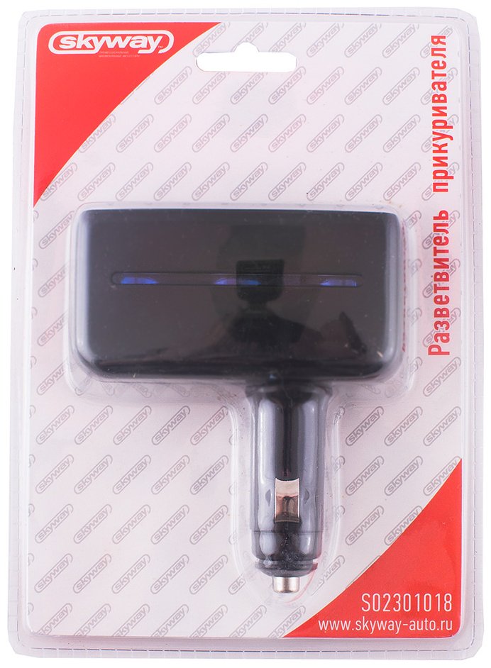 Разветвитель цельный Skyway S02301018 SKYWAY черный