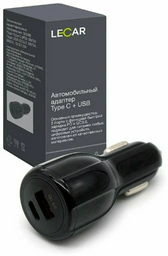 Разветвитель цельный LECAR 000205209 черный