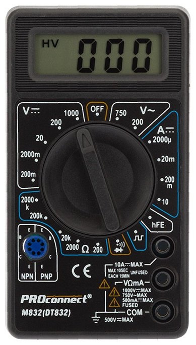 PROconnect мультиметр M838 13-3013, цифровой купить,NaN