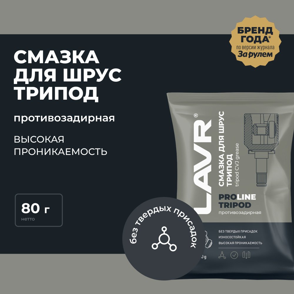 Смазка литиевая LAVR Ln3540 0.8 л купить,NaN