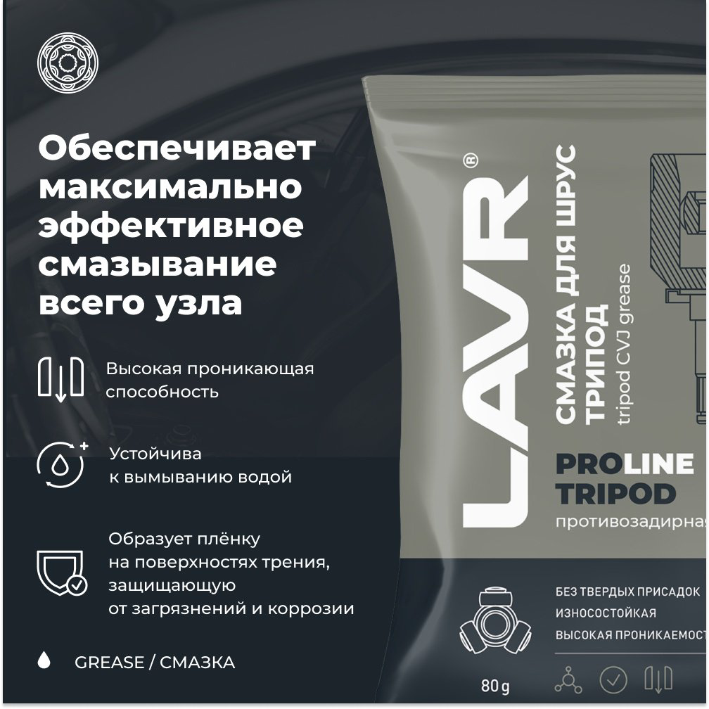 Смазка литиевая LAVR Ln3540 0.8 л купить,NaN