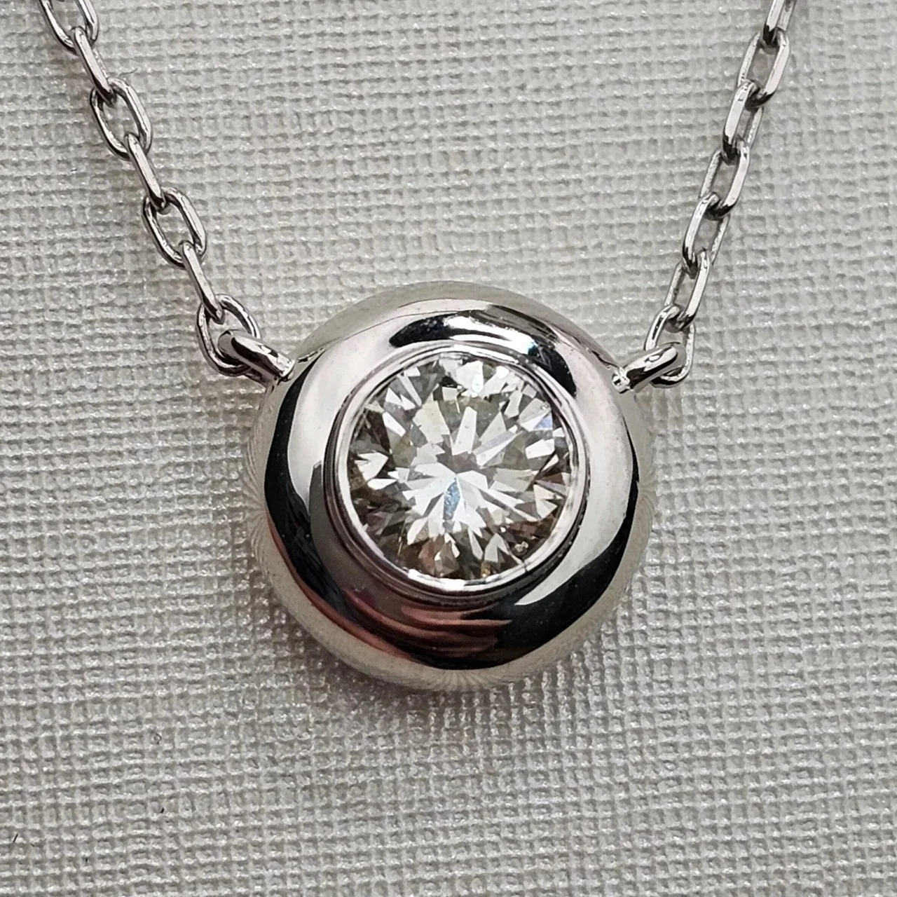 Колье Deimantas 116140021 0,32Ct SI1/I VG-Cut 46см купить,NaN