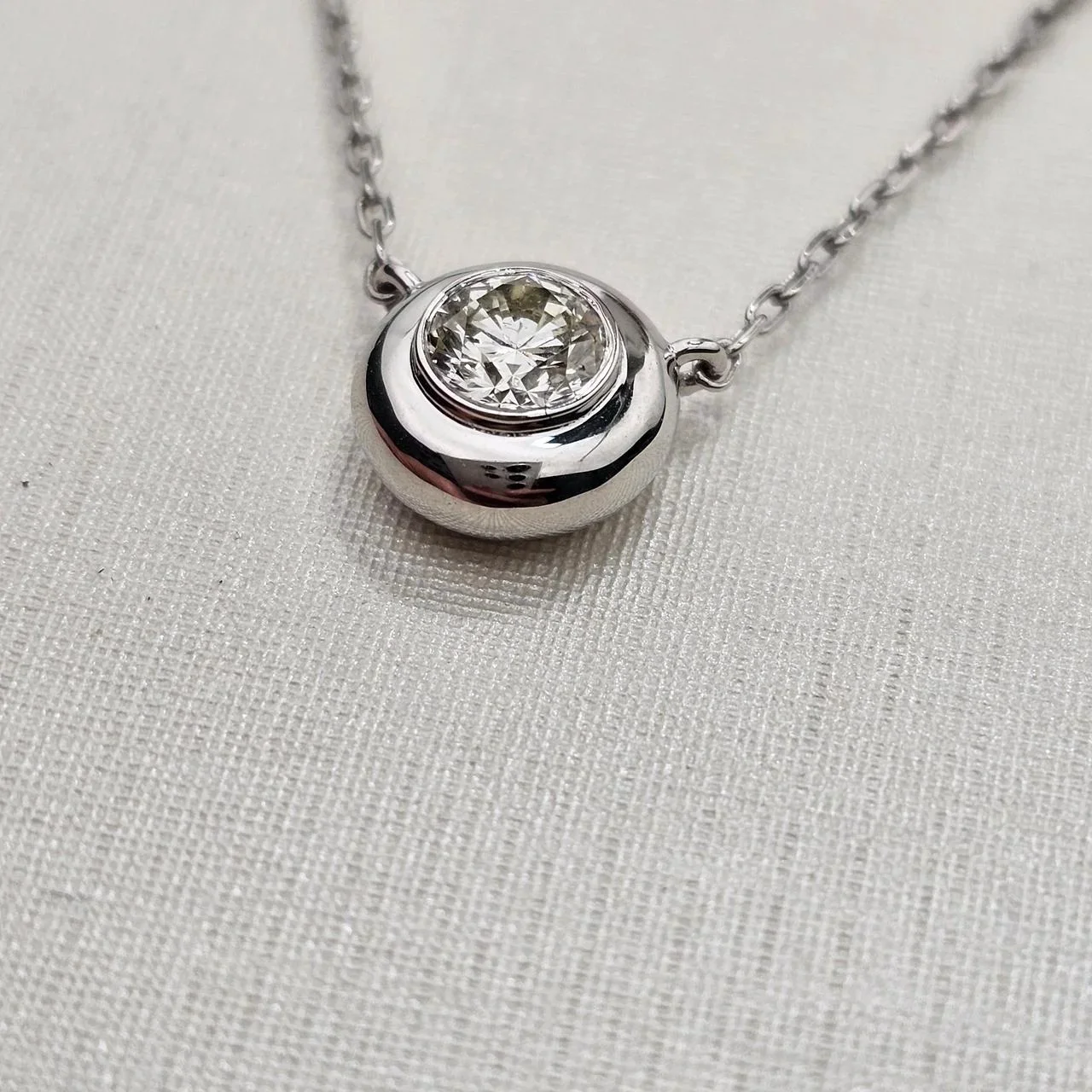 Колье Deimantas 116140021 0,32Ct SI1/I VG-Cut 46см купить,NaN
