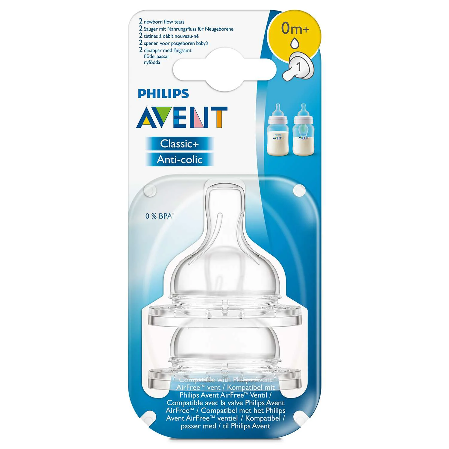 Соска Avent для новорожденного SCF631/27 2шт купить,NaN