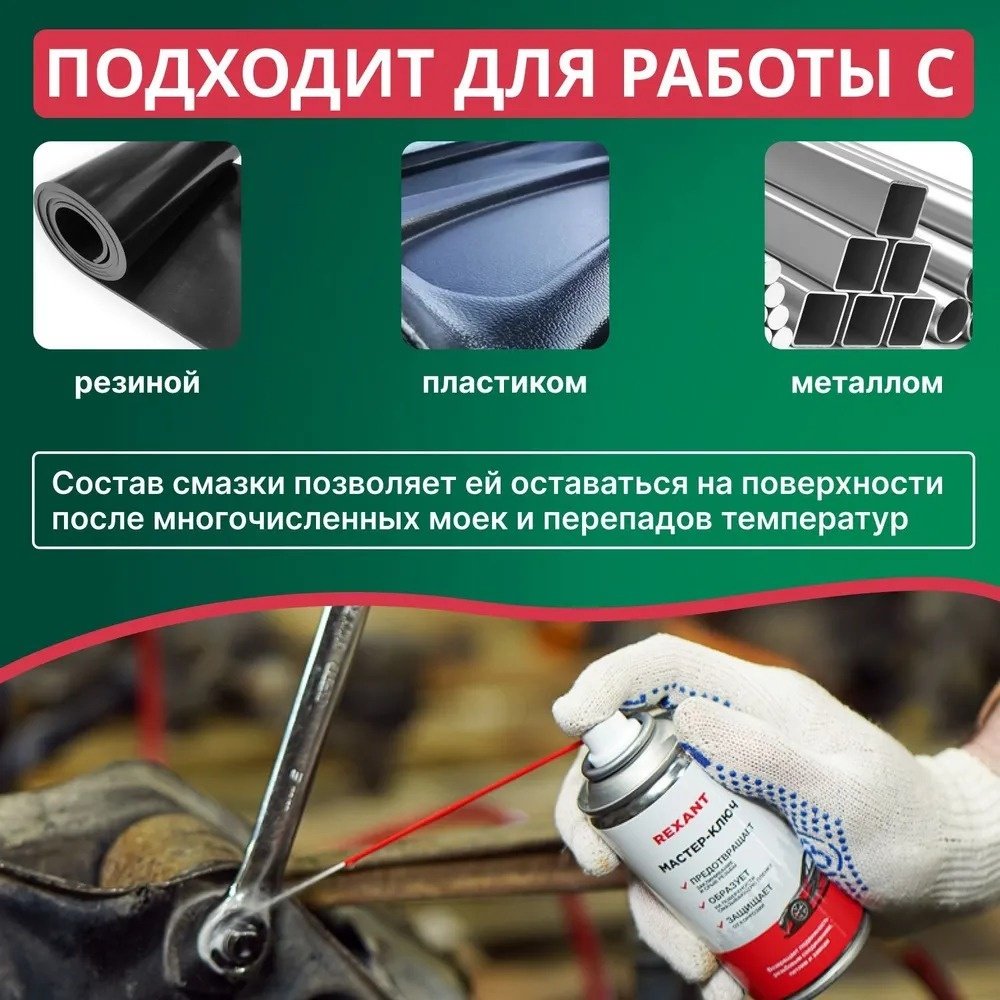 Смазка синтетическая REXANT 85-0053-1 0.52 л купить,NaN