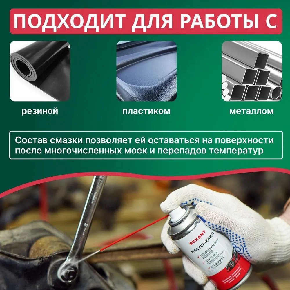 Смазка синтетическая REXANT 85-0053-1 0.52 л купить,NaN
