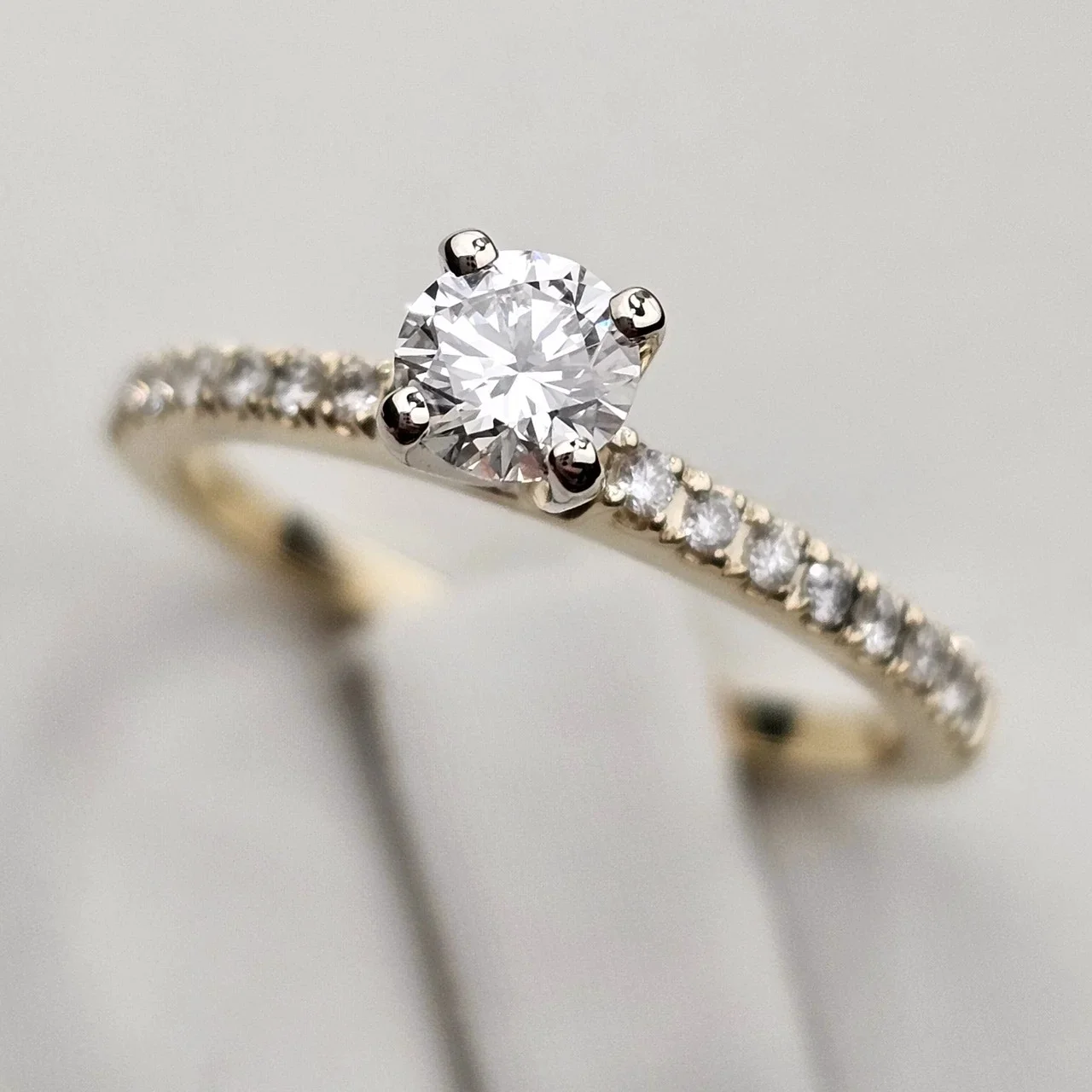Кольцо Deimantas 116133990 0,3 Ct VVS2/J EX 0.15 VS2/H VG 16р купить,NaN