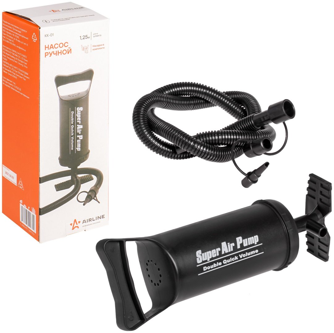 Насос AIRLINE Super Air Pump KK-01 для матраса 2 л купить,NaN