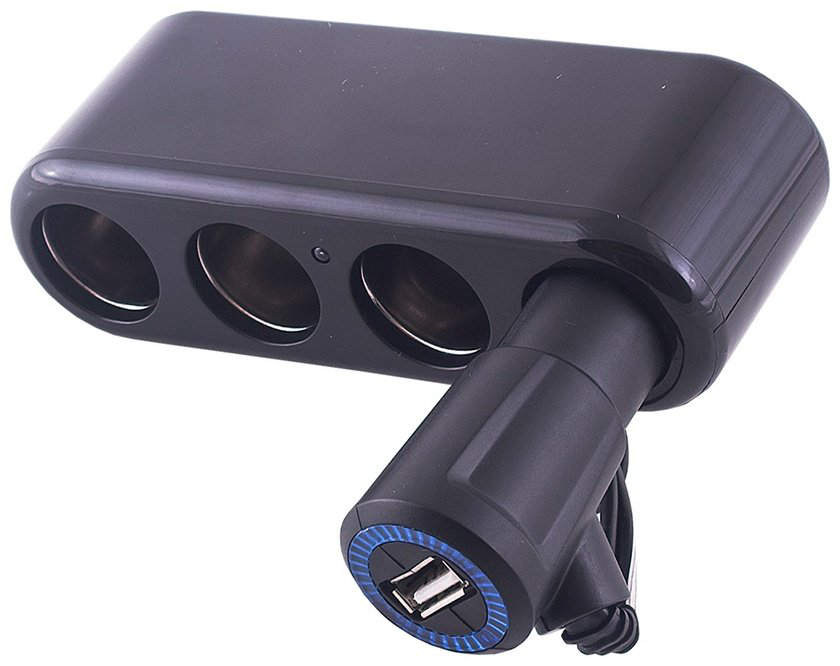 Разветвитель шнуровой Skyway S02301015 черный