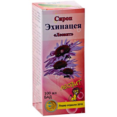 Леовит ТОО Эхинацея 100мл сироп