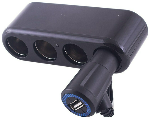 Разветвитель шнуровой Skyway S02301015 черный