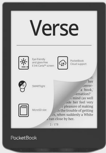 Электронная книга PocketBook 629 Verse чёрный