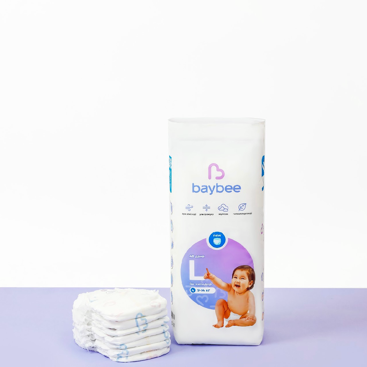 Подгузники-трусики Baybee L 11,5-14 кг 48 шт
