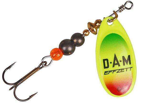 Блесна DAM Effzett Fluo Spinner 10гр Trio купить,NaN