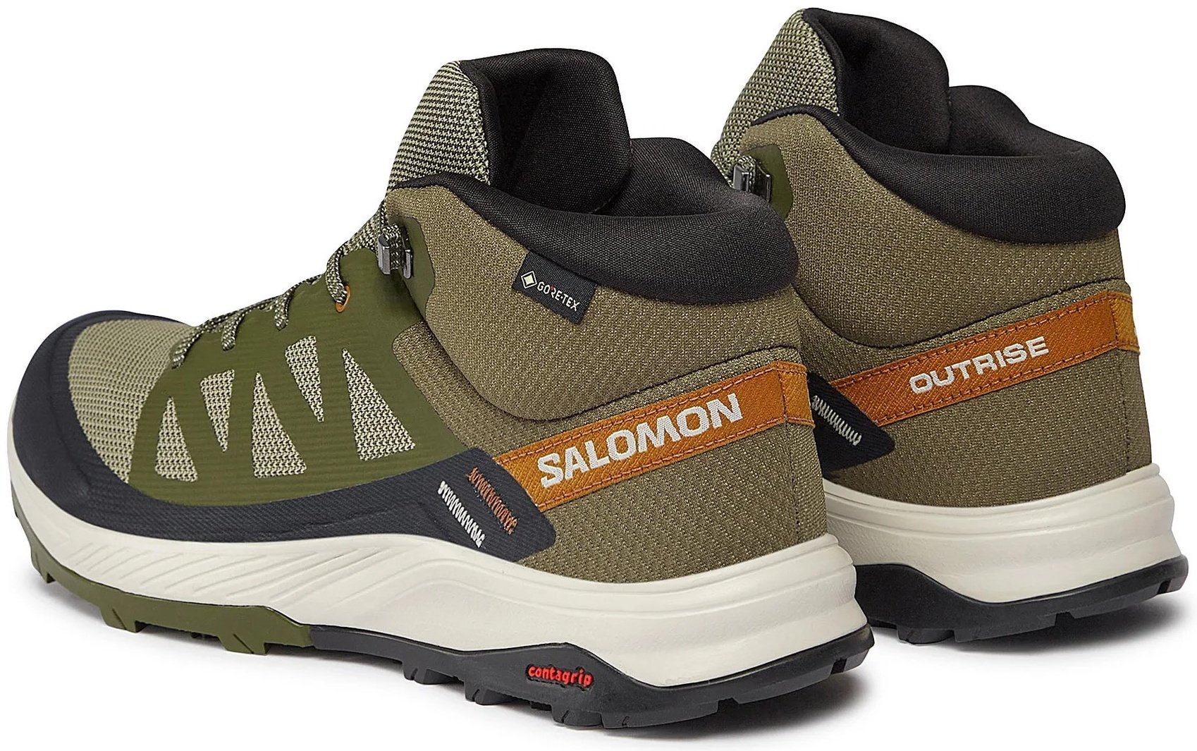 Треккинговые ботинки Salomon зеленый купить,NaN