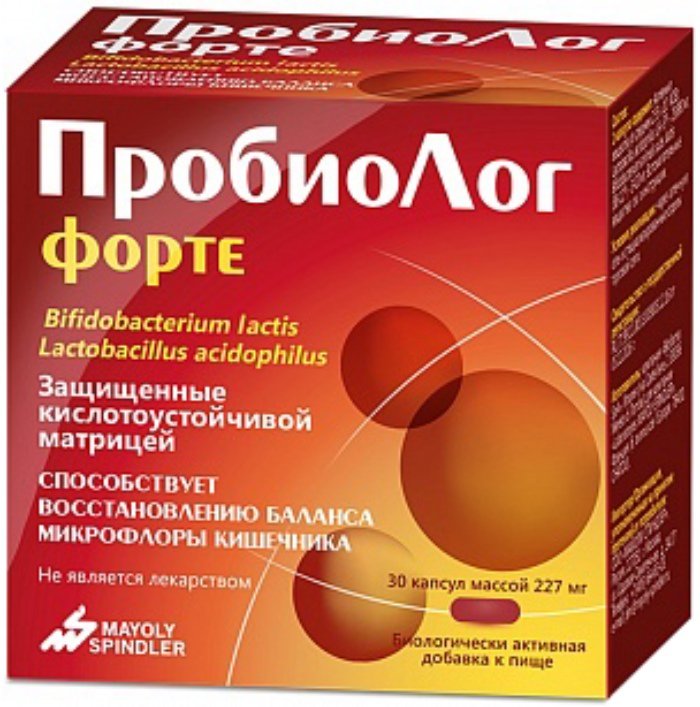 Biofarma SPA Пробиолог Форте 227мг 30шт капсулы