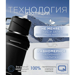 Термос Q Travel QT2500 2.5 л черный
