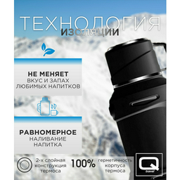 Термос Q Travel QT3200 3.2 л черный