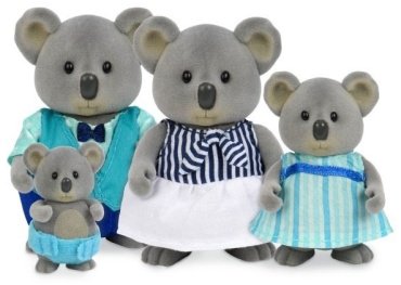 Набор фигурок Lil Woodzeez Семья Коал 6155M, мультиколор купить,NaN