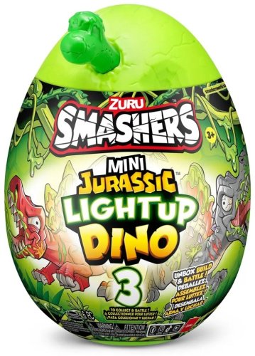 Набор Яйцо с секретом Jurassic Light-Up Dino Mini Smashers 74107