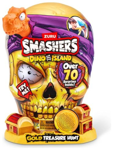 Набор ЯЙЦО С СЕКРЕТОМ DINO ISLAND GOLD TREASURE HUNT Smashers 74123 купить,NaN