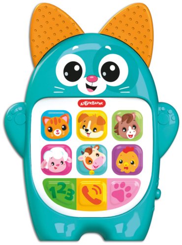 Телефон Азбукварик Котенок пластик купить,NaN
