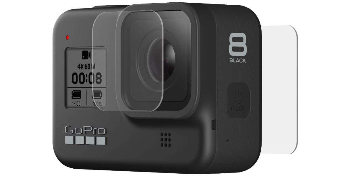 Защитные стекла для ЖК экрана Hero8 GoPro AJPTC-001 прозрачные купить,NaN