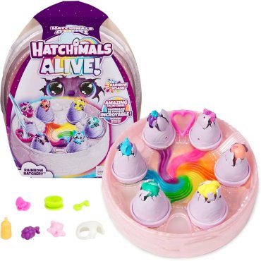 Набор Alive Rainbow Hatchery 6 фигурок с аксессуарами Hatchimals 43649