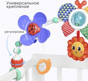 Игрушка-подвеска TOMIX цветочный сад пластик, текстиль - ForteMarket Игрушка-подвеска TOMIX цветочный сад пластик, текстиль купить,0