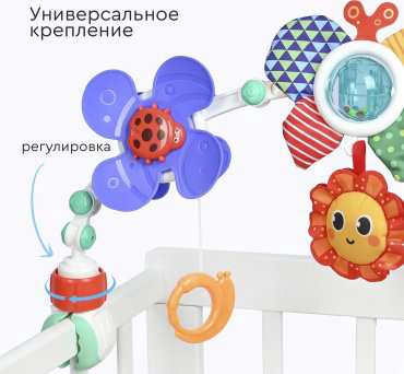 Игрушка-подвеска TOMIX цветочный сад пластик, текстиль купить,NaN