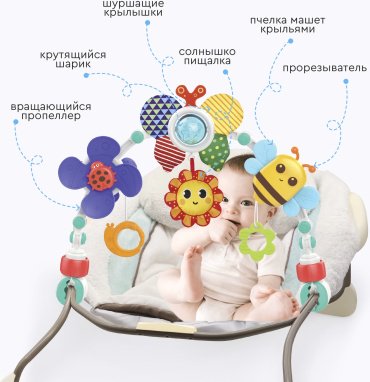 Игрушка-подвеска TOMIX цветочный сад пластик, текстиль - ForteMarket Игрушка-подвеска TOMIX цветочный сад пластик, текстиль купить,0