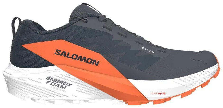 Треккинговые кроссовки Salomon синий, черный купить,NaN