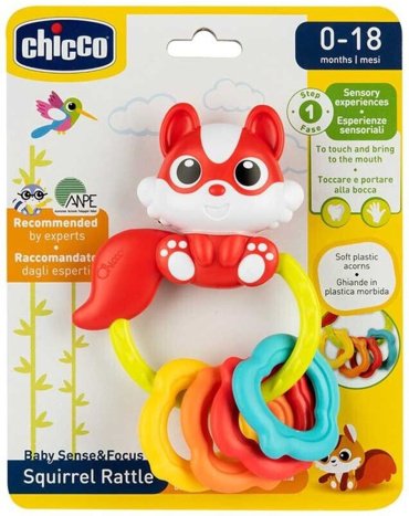 Погремушка Chicco Белка пластик - ForteMarket Погремушка Chicco Белка пластик купить,0