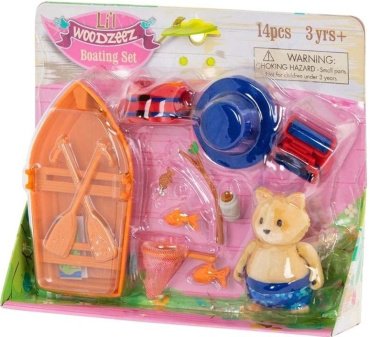 Игровой набор Lil Woodzeez Рыбалка WZ6536Z, мультиколор купить,0
