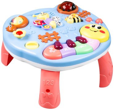 Игровой центр SHUN LONG Развивающий столик Животные пластик