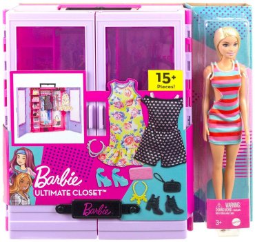 Barbie Шкаф с аксессуарами HJL660