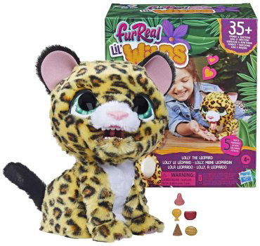 Интерактивная игрушка Hasbro леопард желтый, черный