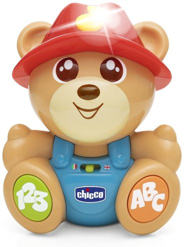 Интерактивная игрушка Chicco Teddy коричневый купить,NaN