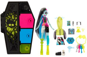 Набор MONSTER HIGH SKULLTIMATES SECRETS. СЕРИЯ NEON FRIGHTS - ФРЭНКИ ШТЕЙН Monster High HNF790 купить,NaN