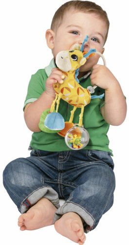Chicco: Игрушка-погремушка мягкая "Жираф" 3м+