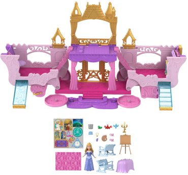 Набор Карета/замок 2-в-1 Disney HWX170 - ForteMarket Набор Карета/замок 2-в-1 Disney HWX170 купить,0