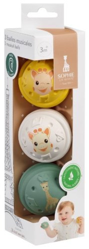 Музыкальная игрушка Vulli Музыкальные шары Жирафик Софи каучук