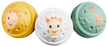 Музыкальная игрушка Vulli Музыкальные шары Жирафик Софи каучук купить,NaN